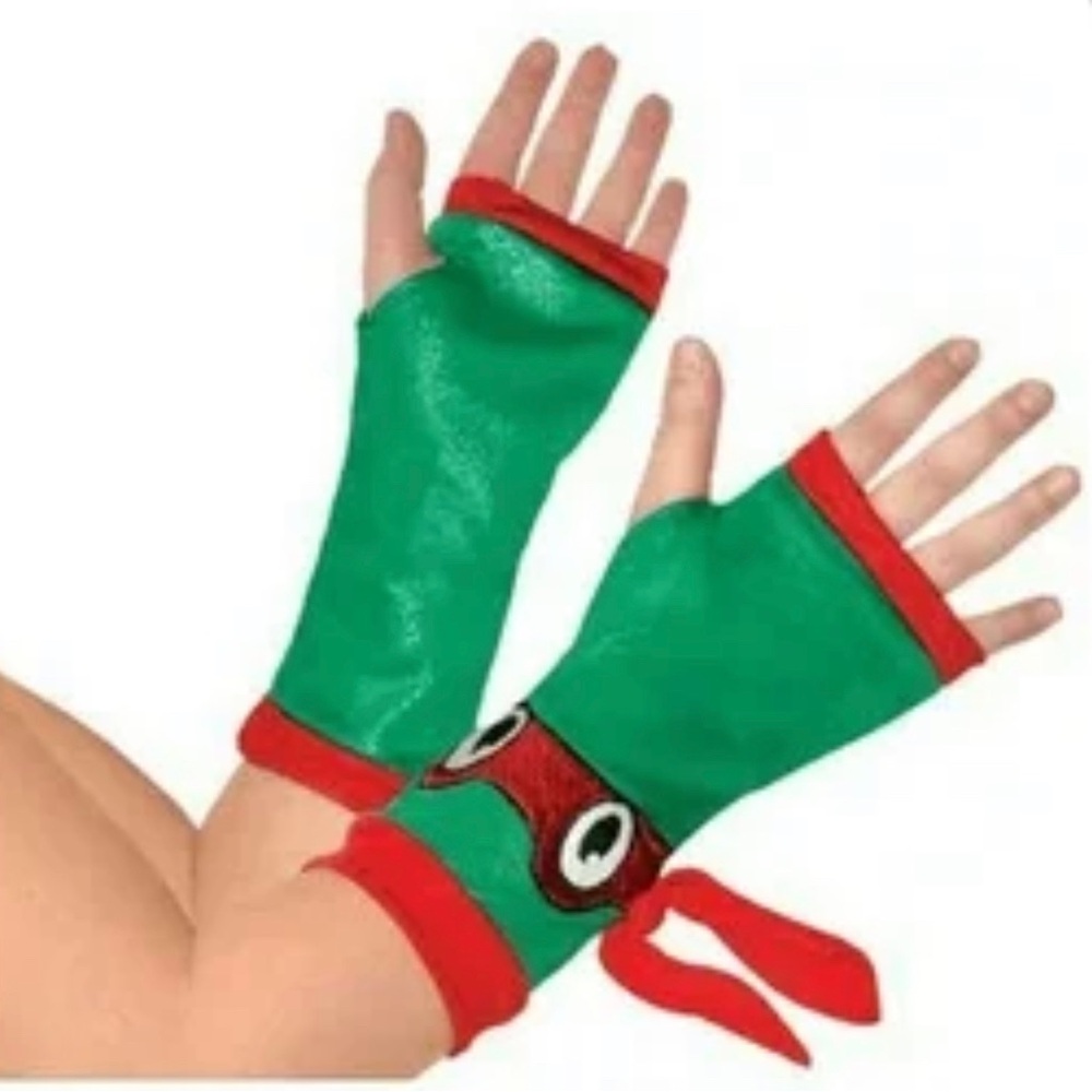 NICKELODEON NIB TEENAGE MUTANT NINJA TURTLES CHILDS ARM WARMERS 1 PAIR